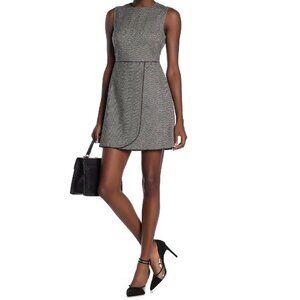 SUISTUDIO Wool Blend Sleeveless Mini Dress